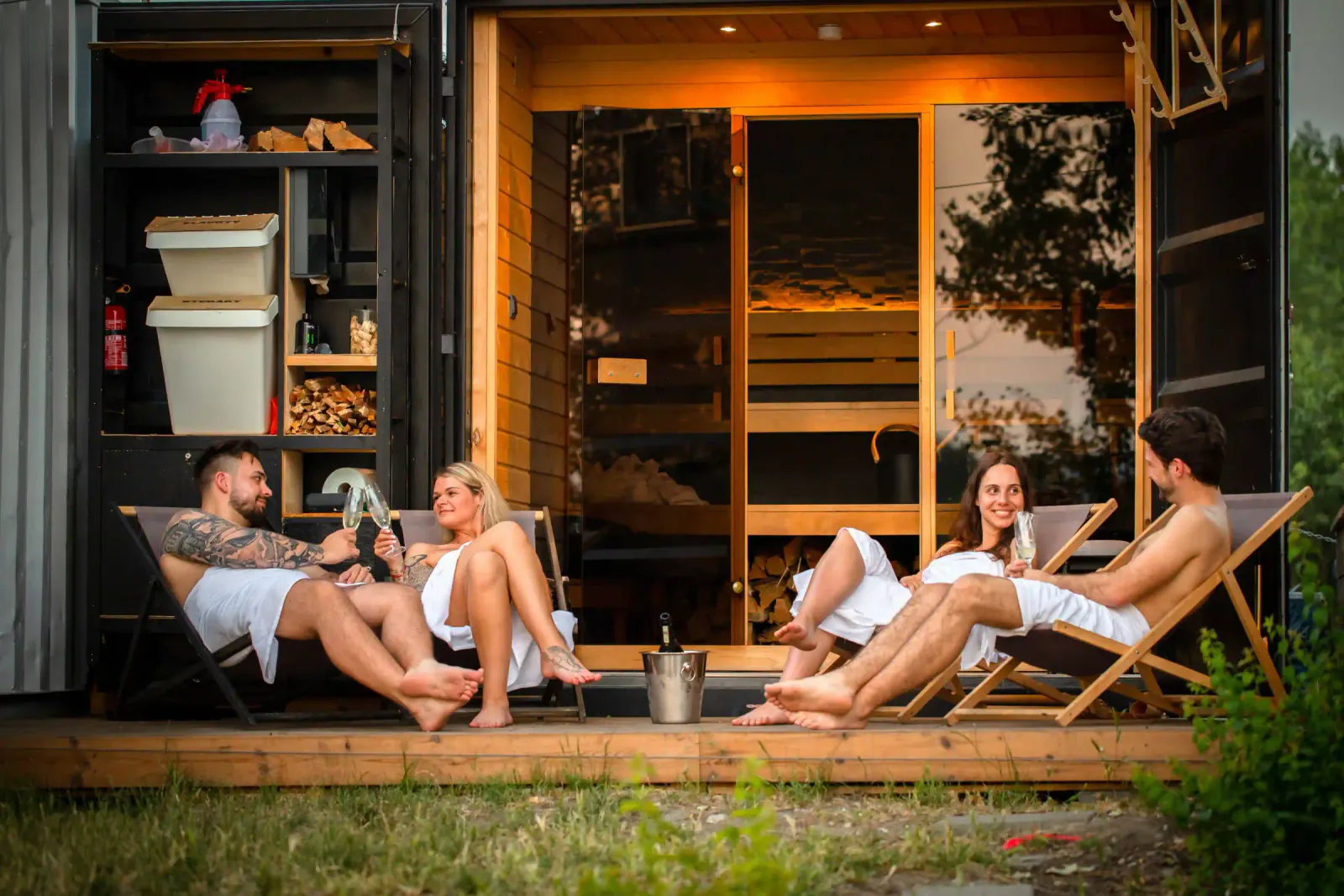 A Pixxla sauna in nature